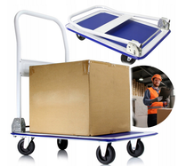 Transportwagen Plattformwagen 300Kg Klappbar Lagerkarre Rollwagen