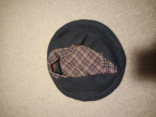 US / CS Nayv high end handsewn Navy hat , blue