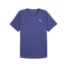 PUMA Run Velocity Crew Neck Short Sleeve T-Shirt Mens Blue Casual Tops 52660046