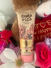 Bath  body works costa rica pink pineapple sunrise body cream pink gold
