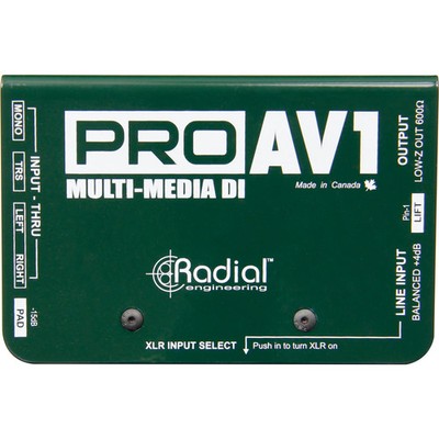 Radial ProAV1 Mono Audio/Video DI