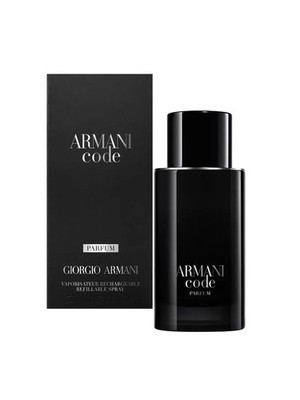 Armani Code Parfum by Giorgio Armani For Men 2.5 oz Parfum Spray Refillable NEW