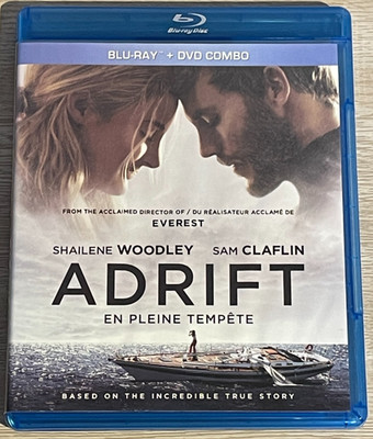 Adrift (DVD / Blu-ray, 2018 ) Shailene Woodley Sam Claflin - VVS Films Bilingual