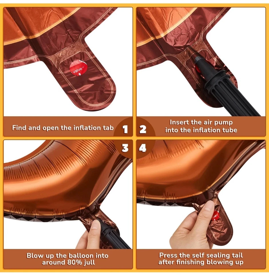 16 Piezas Globos Fiesta Occidental - Caballo, Vaca, Bota de Vaquera, Sombrero de Vaquero Lámina   Foto 4 de 4