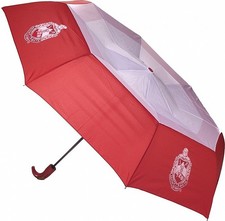 Delta Sigma Theta Large Hurricane Umbrella Red/White - 28"