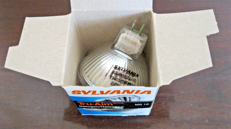 NEW SYLVANIA EXN TRU AIM 50 WATT LAMP MR16 50W 12V LIGHT BULB GU5.3 54207 - Image 3 of 4