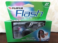 Fujifilm Flash QuickSnap 35mm One-Time-Use Camera 27 exposures - Expired 2004