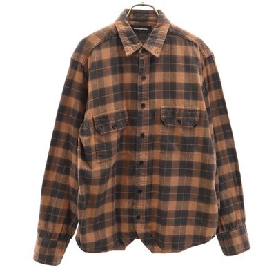 PHENOMENON made in Japan Check Pattern Long sleeve Cotton shirt L Men's