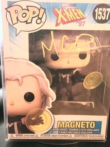 Matthew Waterson Autographed "X-Men Magneto" Funko Pop With Certification