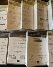 Stampin Up Retired Wood mount stamp sets NEW Used YOU Choose