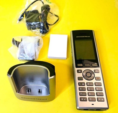  DEFECTIVE  GRANDSTREAM DP730 DECT CORDLESS VOIP PHONE HANDSET HIGH-END 2.4''