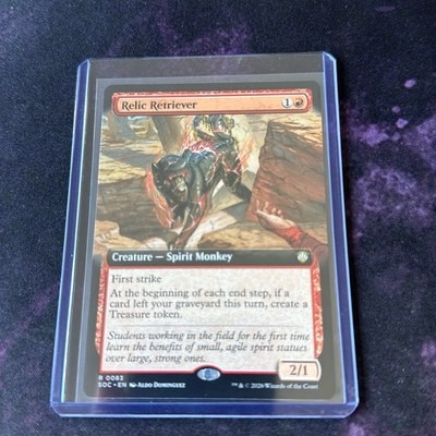 Magic The Gathering Relic Retriever Extended Art Rare Card Hard Case