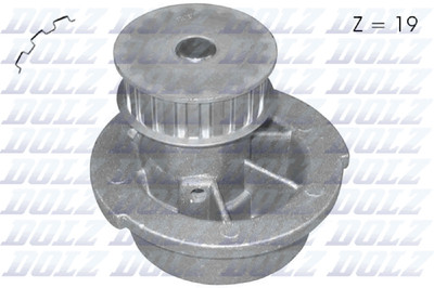 Wasserpumpe Motorkühlung DOLZ O105 für VAUXHALL MANTA CHEVETTE S83 CORSA ASCONA