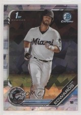2019 Bowman Chrome Draft Sapphire Edition Evan Edwards #BDC-168 qx7