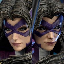1/6 1/12 1/18 scale Huntress Mask Head Sculpt Carved Model Toys