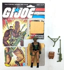 Vintage 1984 Hasbro G.I. Joe Roadblock V1 Loose Complete 3.75” W/File Card