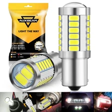 AUXBEAM 1156 7506 BA15S LED Backup Reverse Light Bulbs 6000K Super Bright White