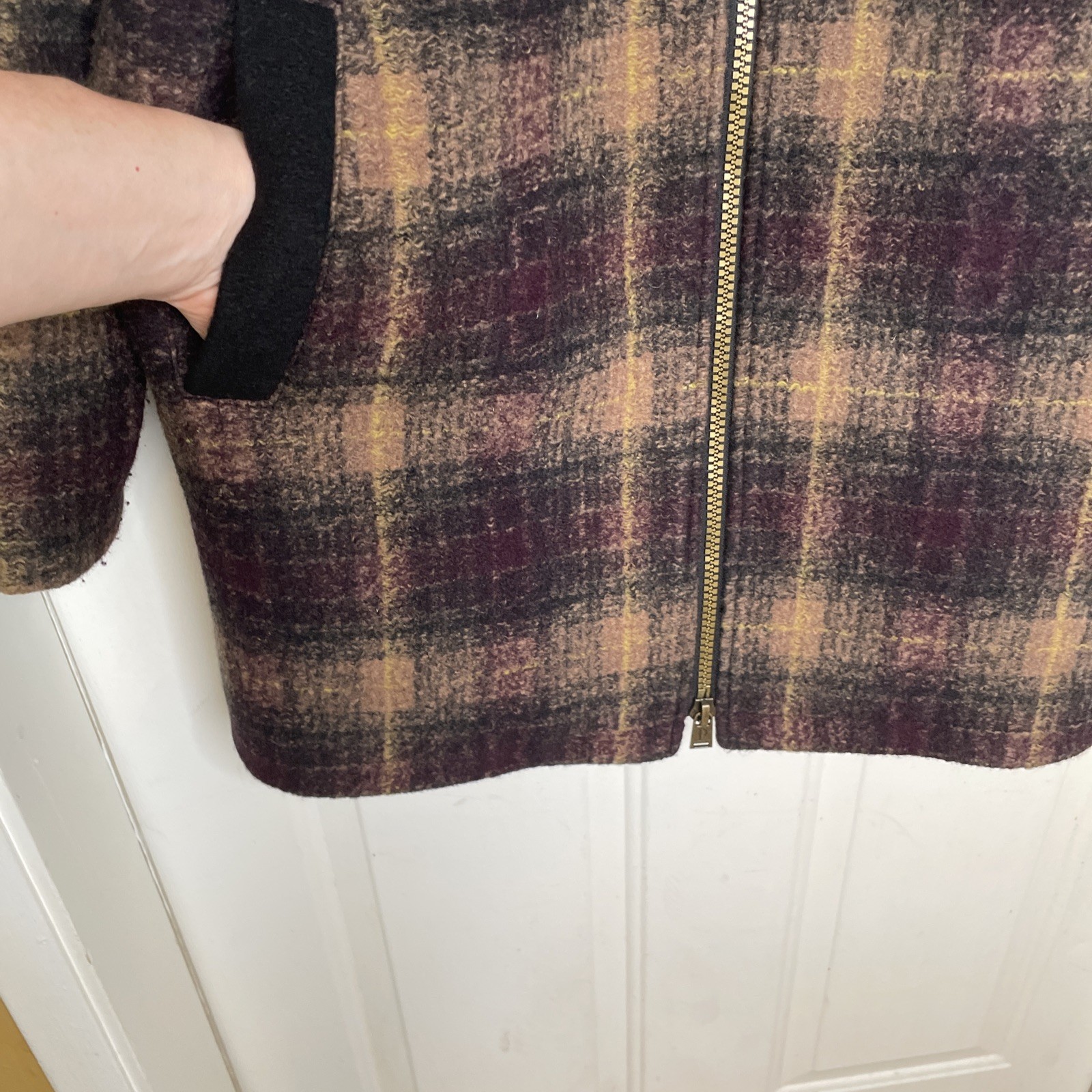 Pendleton Women’s Wool Blend Walker Jacket - Maro… - image 6