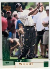 2002 TIGER WOODS CARD #1 UD GOLF