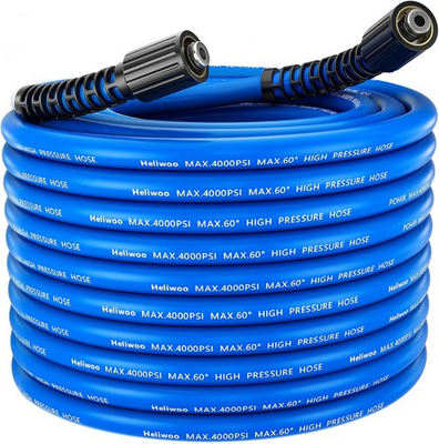 #ad Flexible Pressure Washer Hose 25FT X 1 4quot; Kink Resistant Max 4000 25ft Blue $25.93