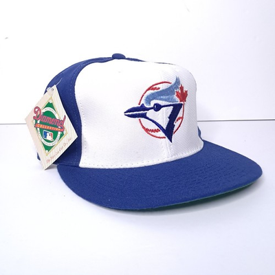 #ad #ad Vintage 90s Toronto Blue Jays Hat New Era Diamond Pro Model 7 Wool USA $29.97