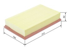 Fits BOSCH 1 457 433 331 AIR FILTER   DE Stock