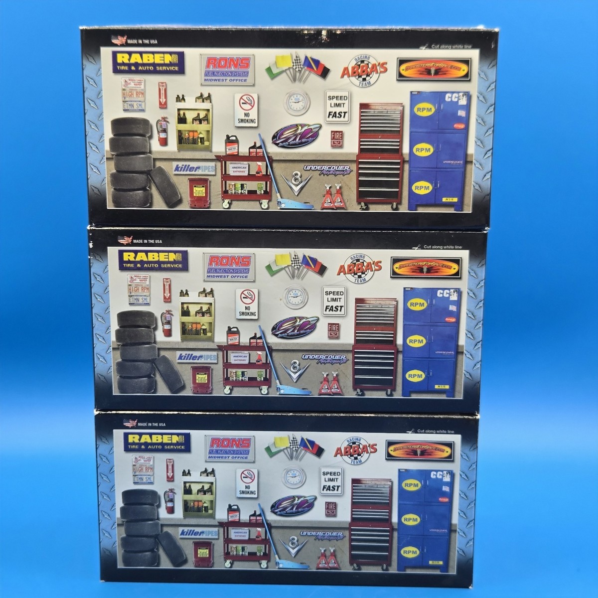ROUTE66 ラック Route 66 Crystal Clear Display Case 1:32 Scale Models NEW LOT OF 3