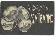 ANTIGNANO  (LI) Ricordo di Antignano, F.P.,  b.n., opaca, viaggiata, inizi '900