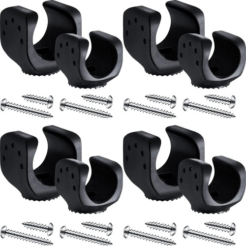 8 Pezzi Staffe di Montaggio Torcia con Viti Versatile Supporto a Clip per LED F - Foto 1 di 7