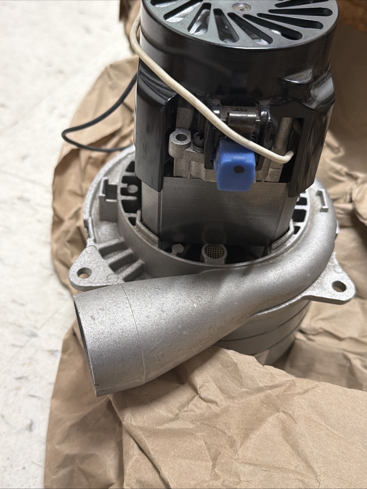 Ametek/Lamb 116765-13  Vacuum & Central Motor, NEW 110 volt 3 stage ALL METAL