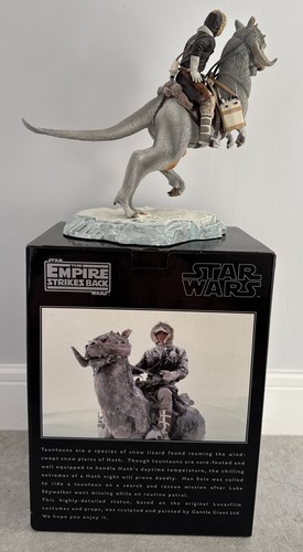 Star Wars Gentle Giant Han Solo on Tauntaun Statue Diorama Display COA Box READ - Picture 4 of 24