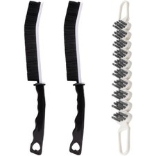 Hard Bristle Crevice Cleaning Brush Grout Scrub Brush Toilet Cleaning Brush Set