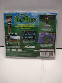 Tee Off Sega Dreamcast Acclaim 2000 VMU Jump Pack Compatible Golf E Rated