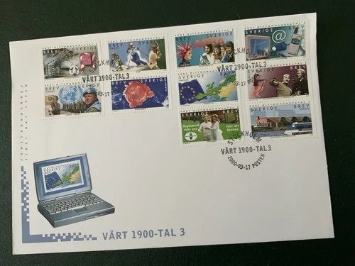 Sweden 2000 #2379-2388 Swedish Events Of The Millennium - FDC