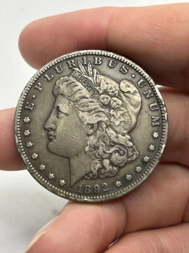 1892-S MORGAN SILVER DOLLAR XF DETAILS! BETTER DATE!