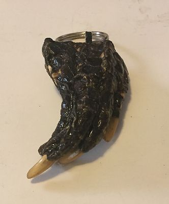 AUTHENTIC ALLIGATOR FOOT KEYCHAIN