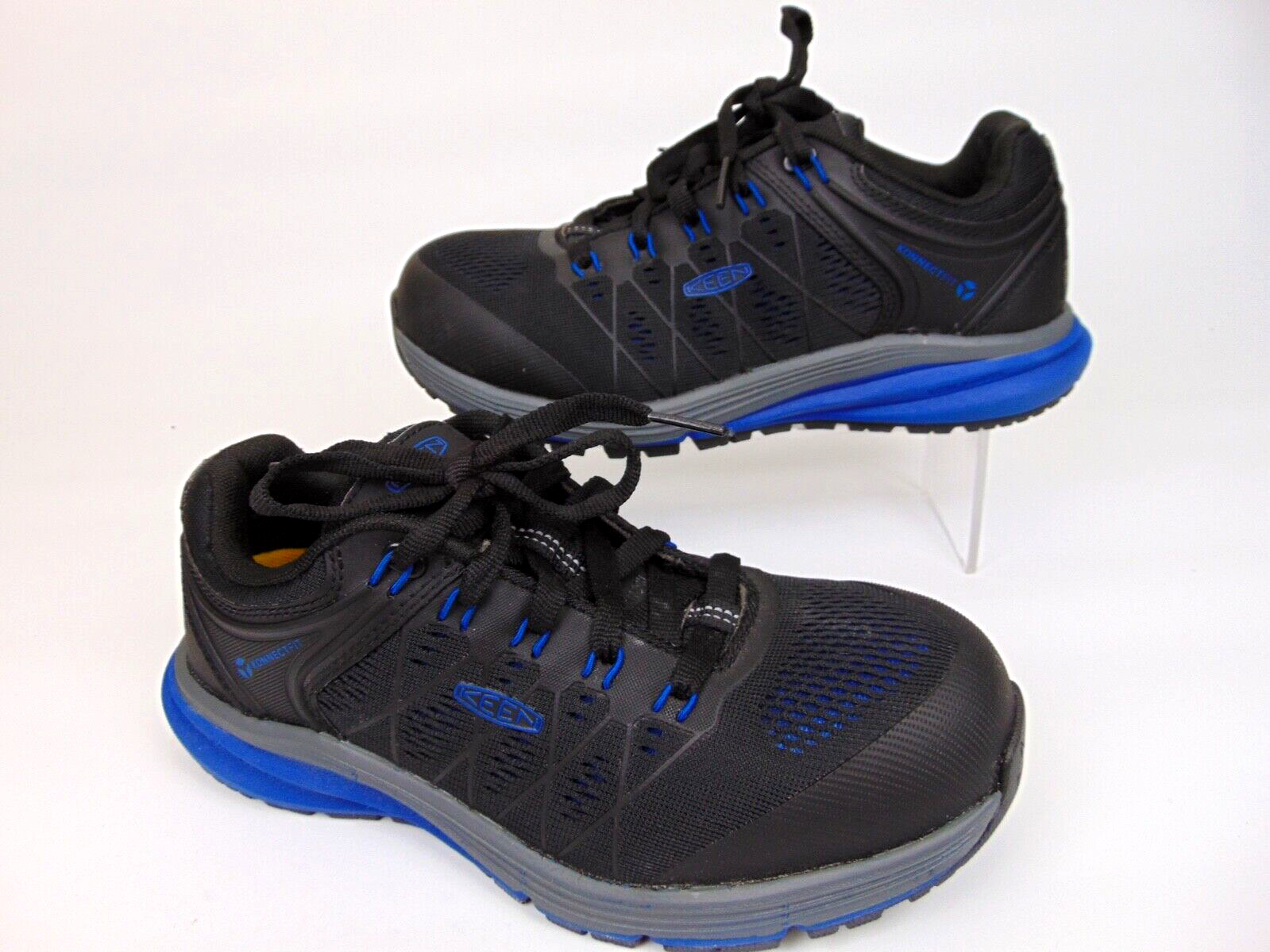 Sneakers KEEN Vista Energy Safety Toe da Lavoro Comfort Donna Taglia 6.0 LARGHE Nero