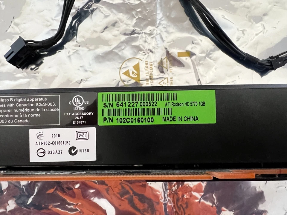 Genuine Apple Mac Pro Radeon HD 5770 1GB Graphics Card MacPro 1.1 to 5.1 - Image 4 of 4