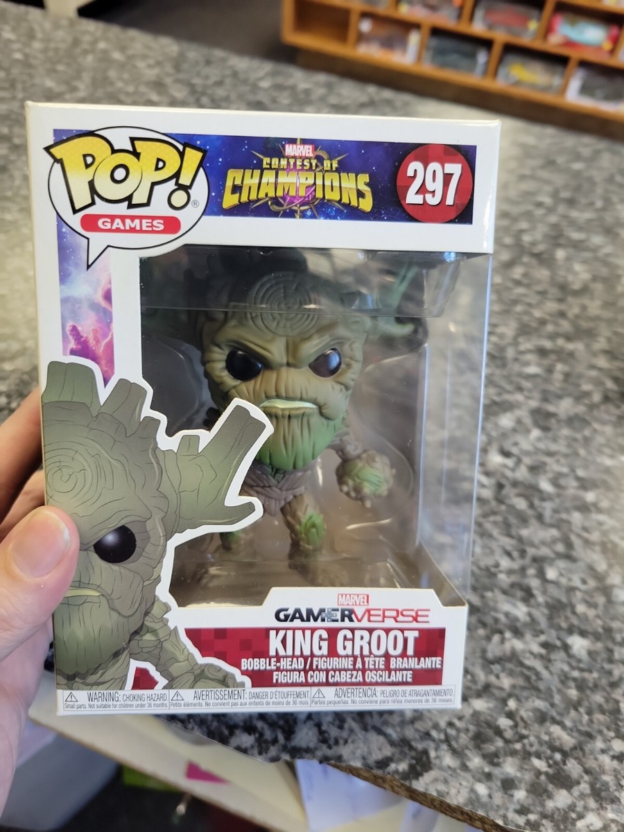 [希少] Funko POP! King Groot #297 Funko Pop! Marvel Contest of Champions King Groot #297 | eBay