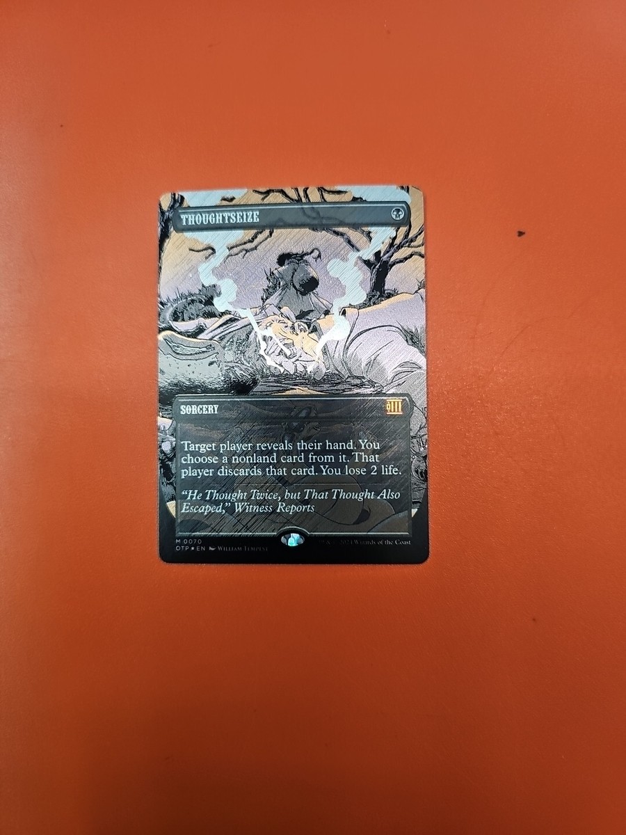 MTG【FOIL ETCHED】思考囲い/Thoughtseiz 4枚