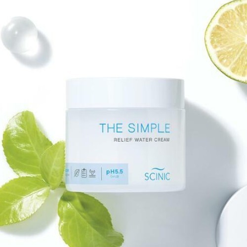 SCINIC The Simple Relief Water Cream 80ml VEGAN pH-Balanced Moisturizing Cream - Picture 14 of 15