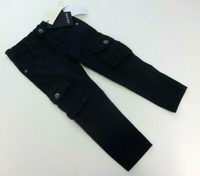 Blue Seven Kinder Cargohose Größe 92  dunkelblau Stoffhose Junge