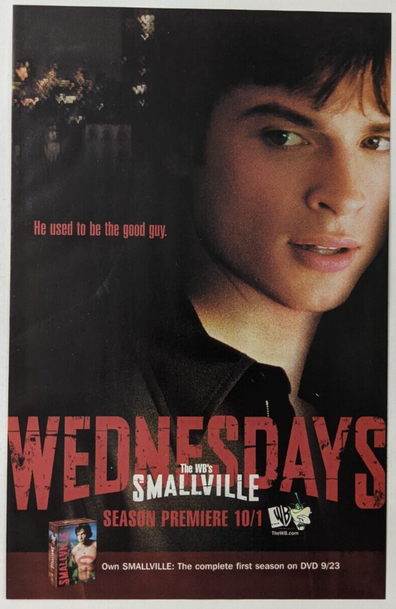 Smallville Season Premiere Sweepstakes Print Ad DVD Poster Art