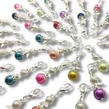 50 Schutzengel Anhänger 2cm Perlenengel Perl...