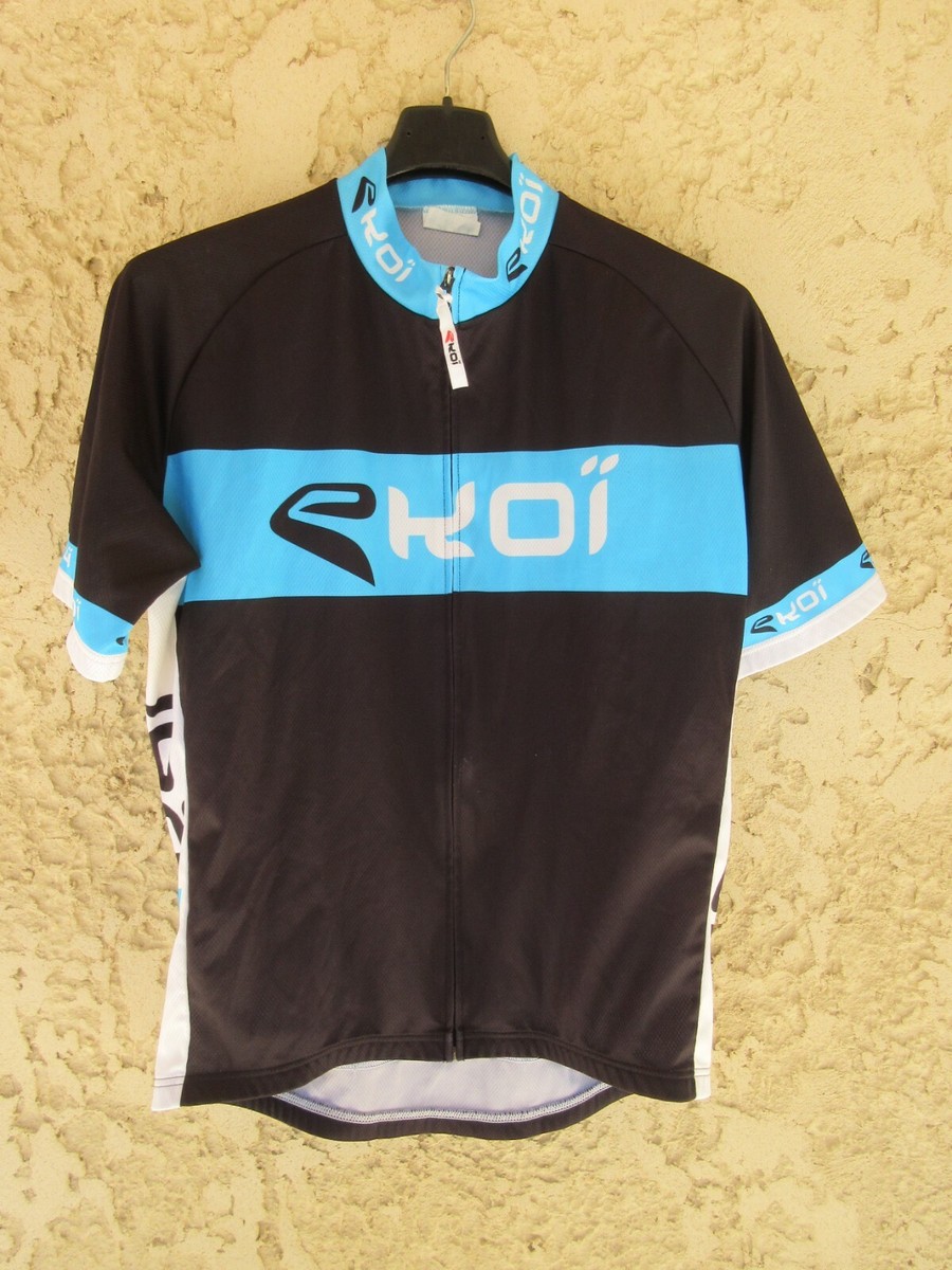 Maillot Cycliste Ekoï Rose – Taille L – Zip Intégral, Polyester – Occasion