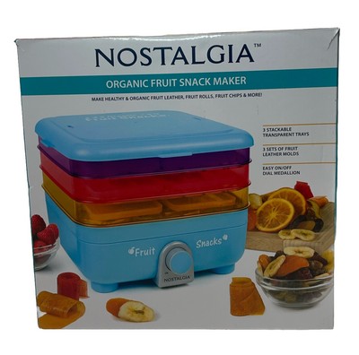 Nostalgia Organic Fruit Snack Fruit Roll Fruit Chip Maker Kitchen Appliance