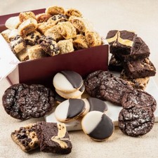 Dulcet Gourmet Food Gift Basket Includes Walnut Brownies, Blondies, Rugelach