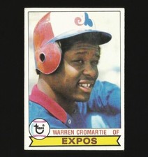 1979 Topps Baseball Card #76 Warren Cromartie Montreal Expos Number 76