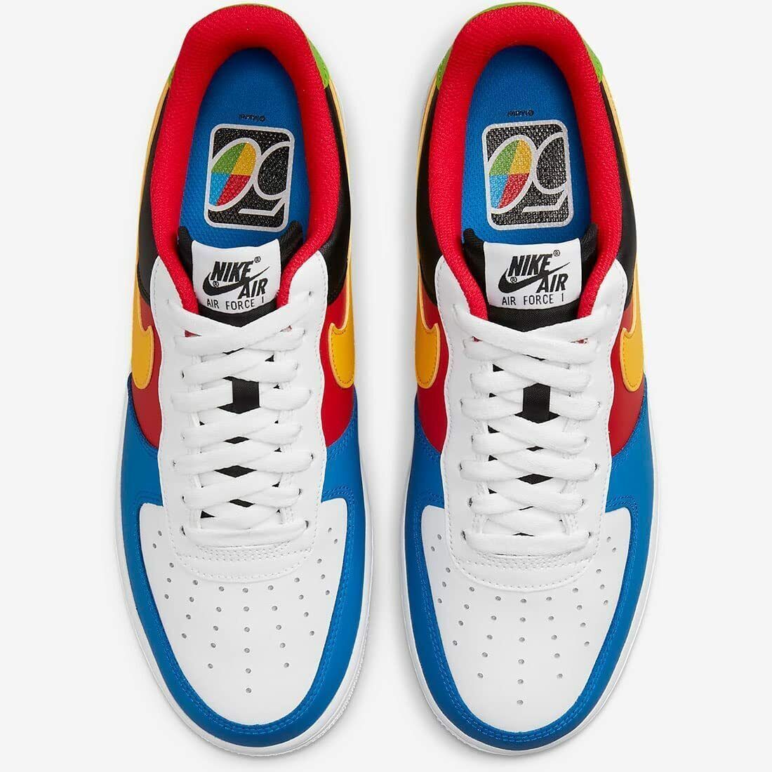 ★韓国の人気★【NIKE x UNO】コラボ★AIR FORCE 1 '07 QS★ Nike x UNO Air Force 1 '07 QS White Yellow Zest DC8887-100
