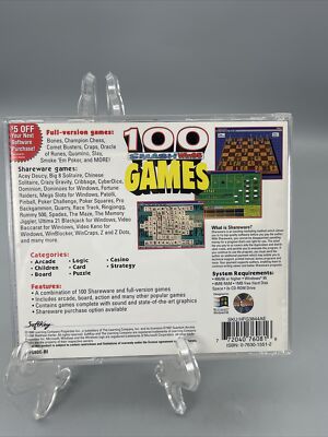 Windows 95 CD ROM Disc 100 Games Smash Win95 1998 Vintage | eBay